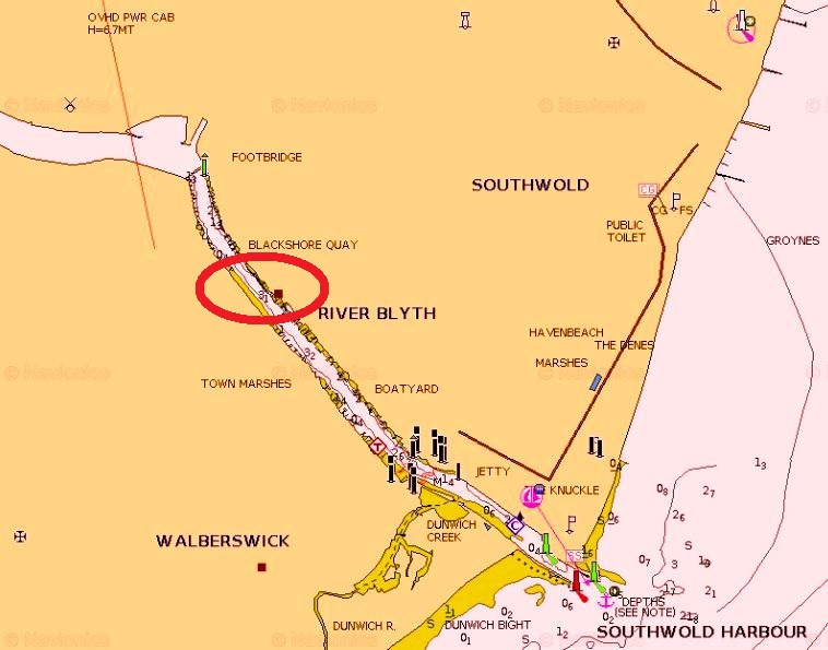 map southwold