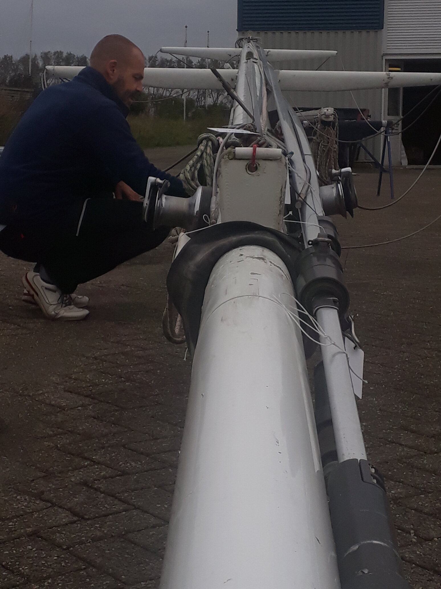 mast demonteren